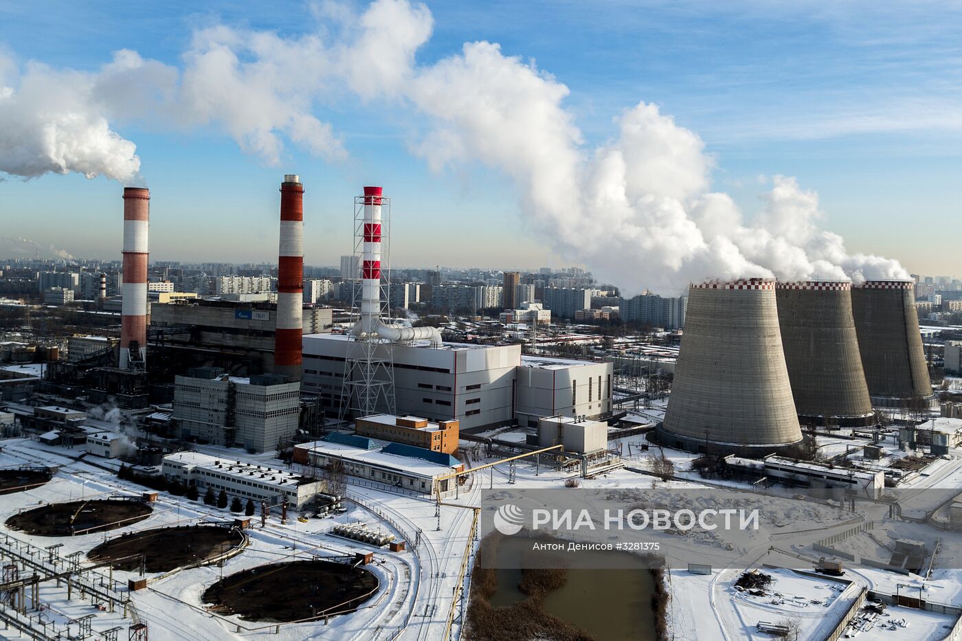 ТЭЦ-21 в Москве | РИА Новости Медиабанк