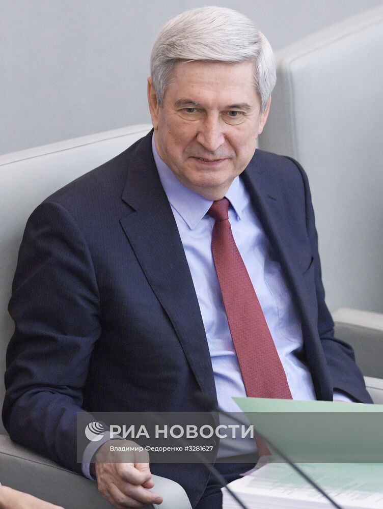 Пленарное заседание Госдумы РФ