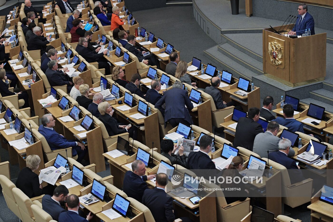 Пленарное заседание Госдумы РФ