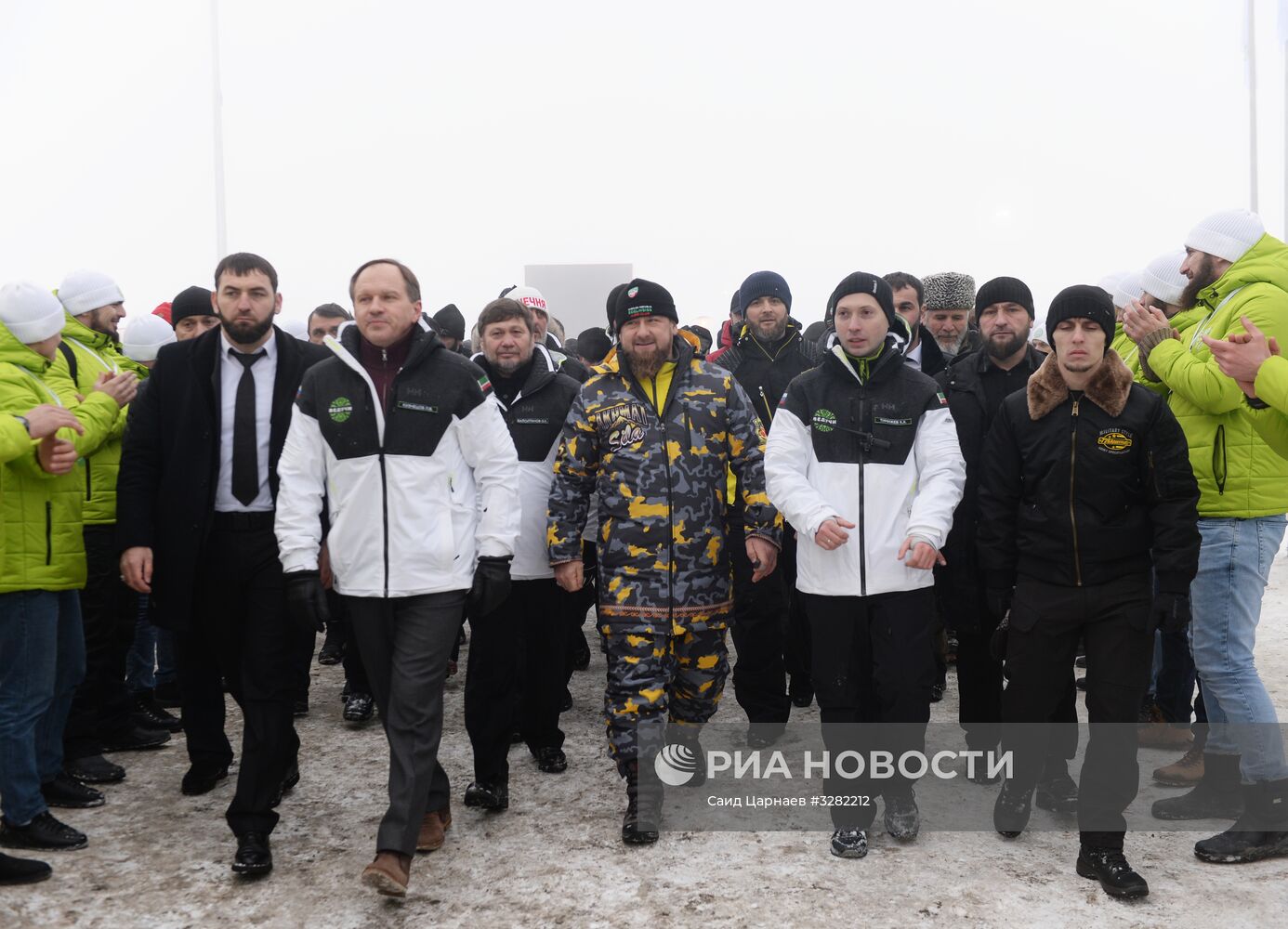 Открытие горнолыжного курорта "Ведучи" в Чечне