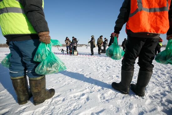 Чемпионат по рыболовному спорту в Волгоградской области