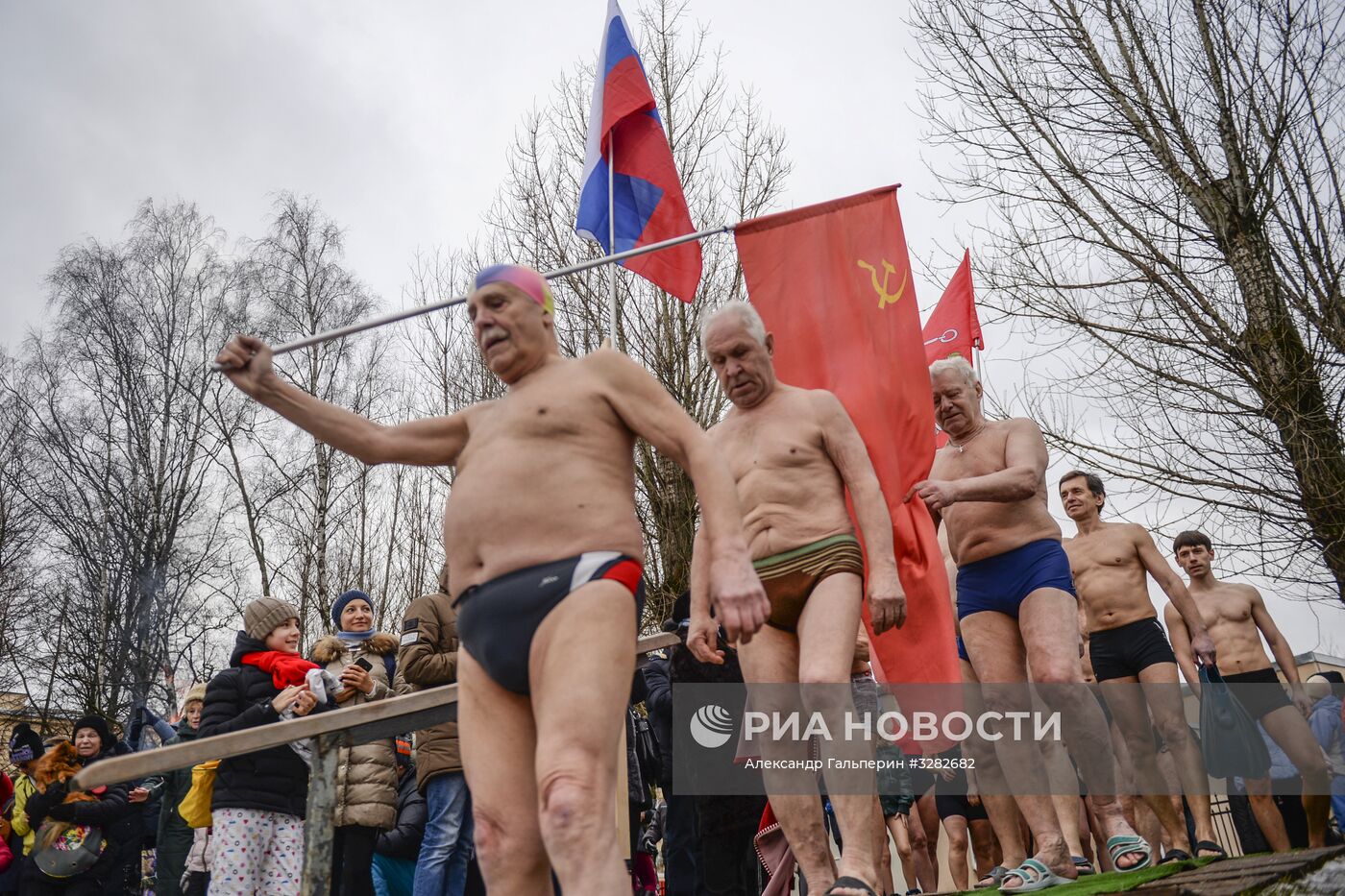 Заплыв, посвященный годовщине снятия блокады Ленинграда