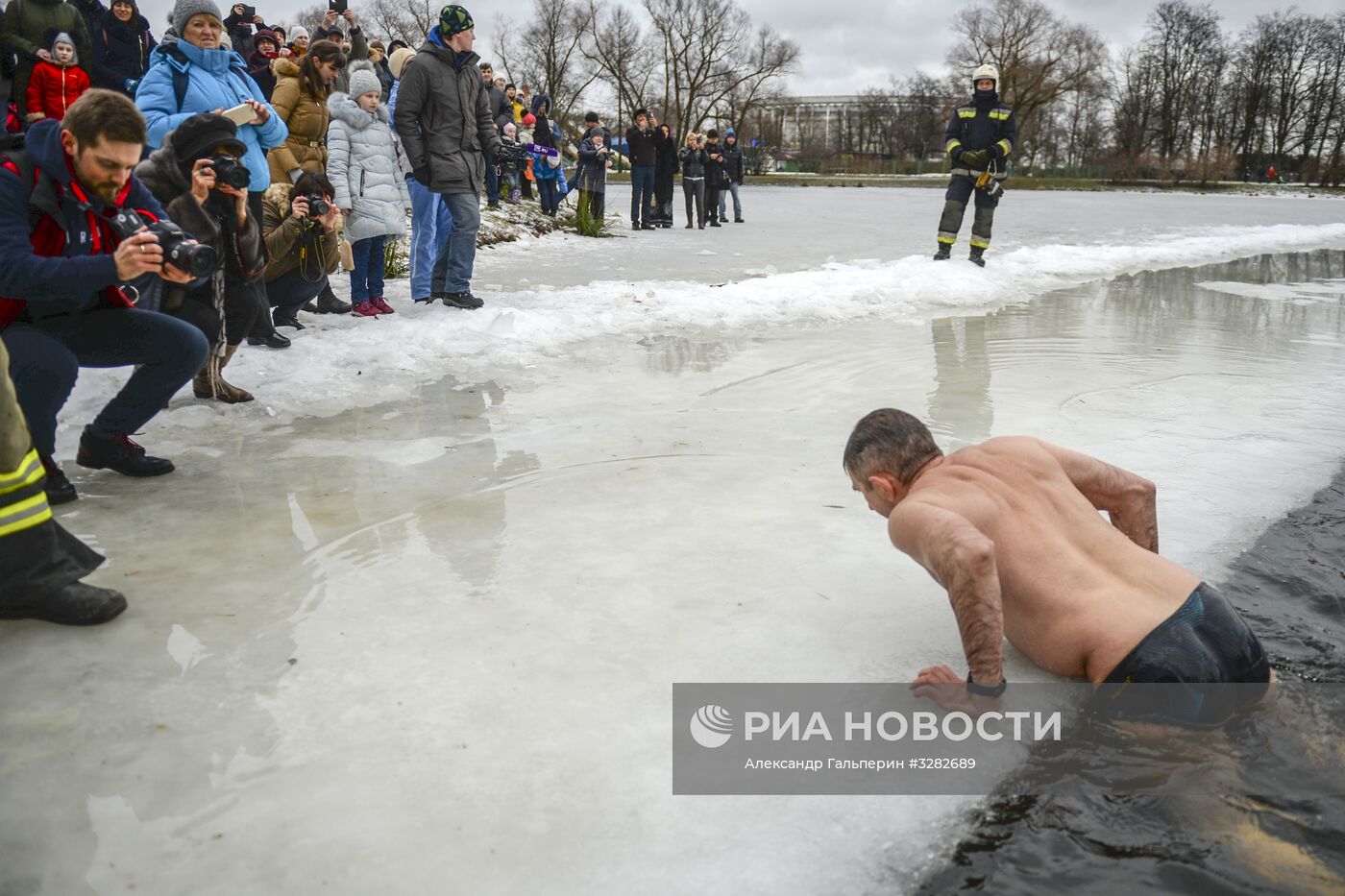 Заплыв, посвященный годовщине снятия блокады Ленинграда