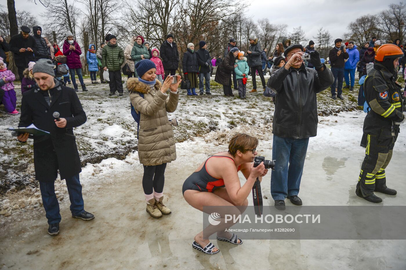 Заплыв, посвященный годовщине снятия блокады Ленинграда