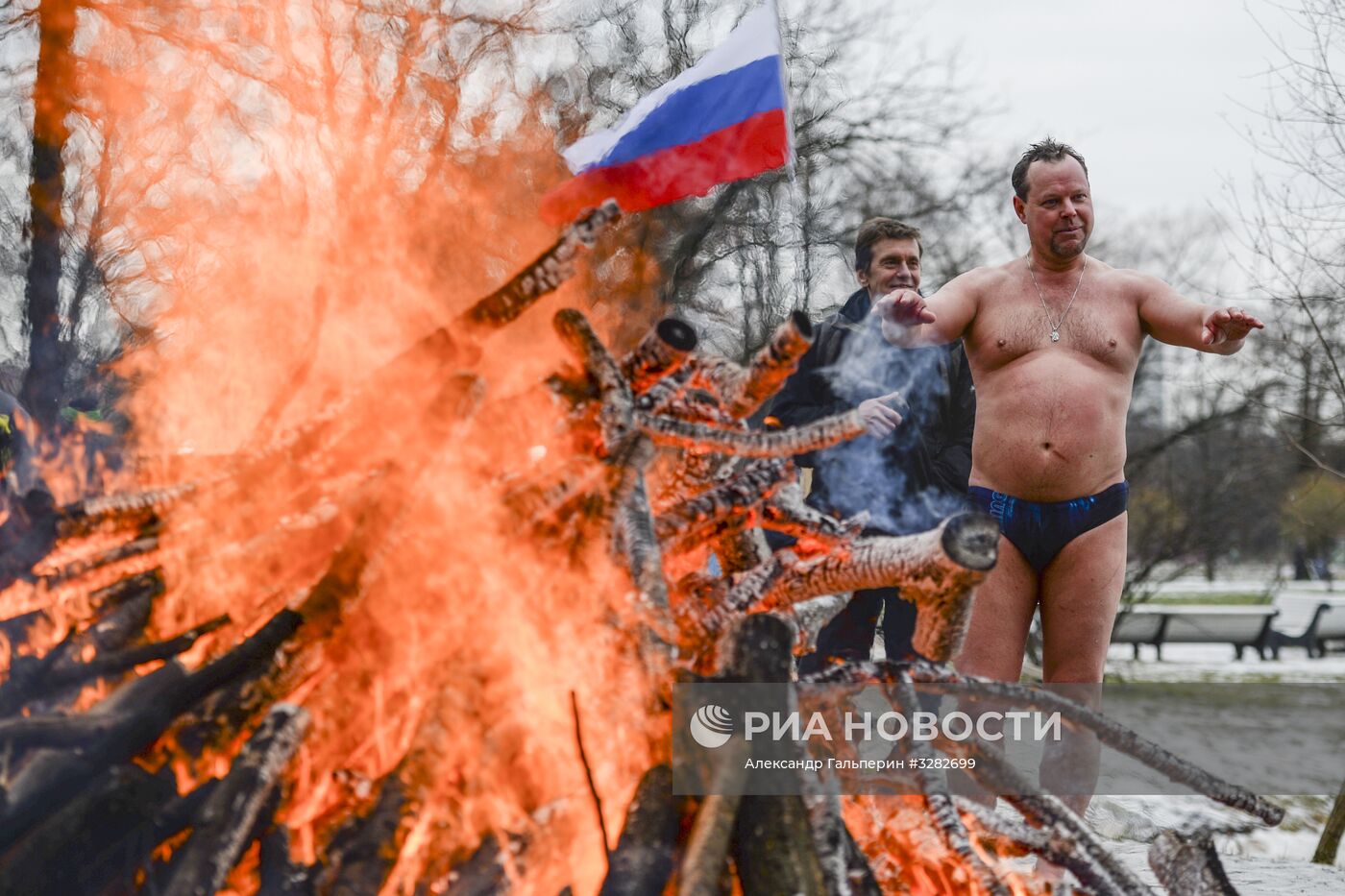 Заплыв, посвященный годовщине снятия блокады Ленинграда