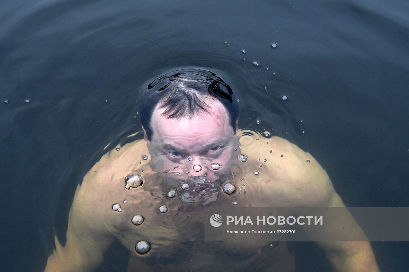 Заплыв, посвященный годовщине снятия блокады Ленинграда