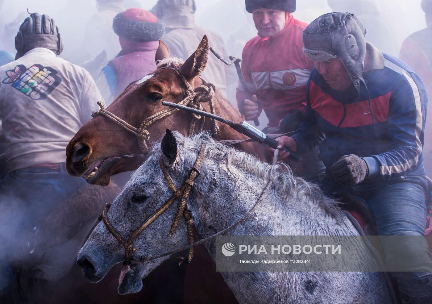 Конно-спортивная игра аламан улак в Киргизии | РИА Новости Медиабанк