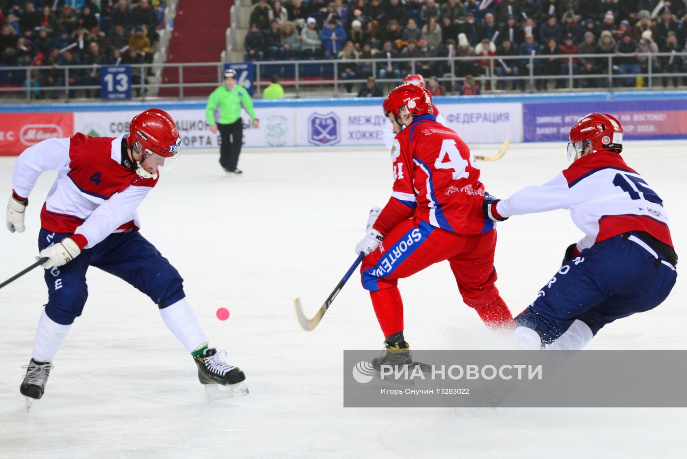 Хоккей с мячом. Чемпионат мира. Матч Россия - Норвегия