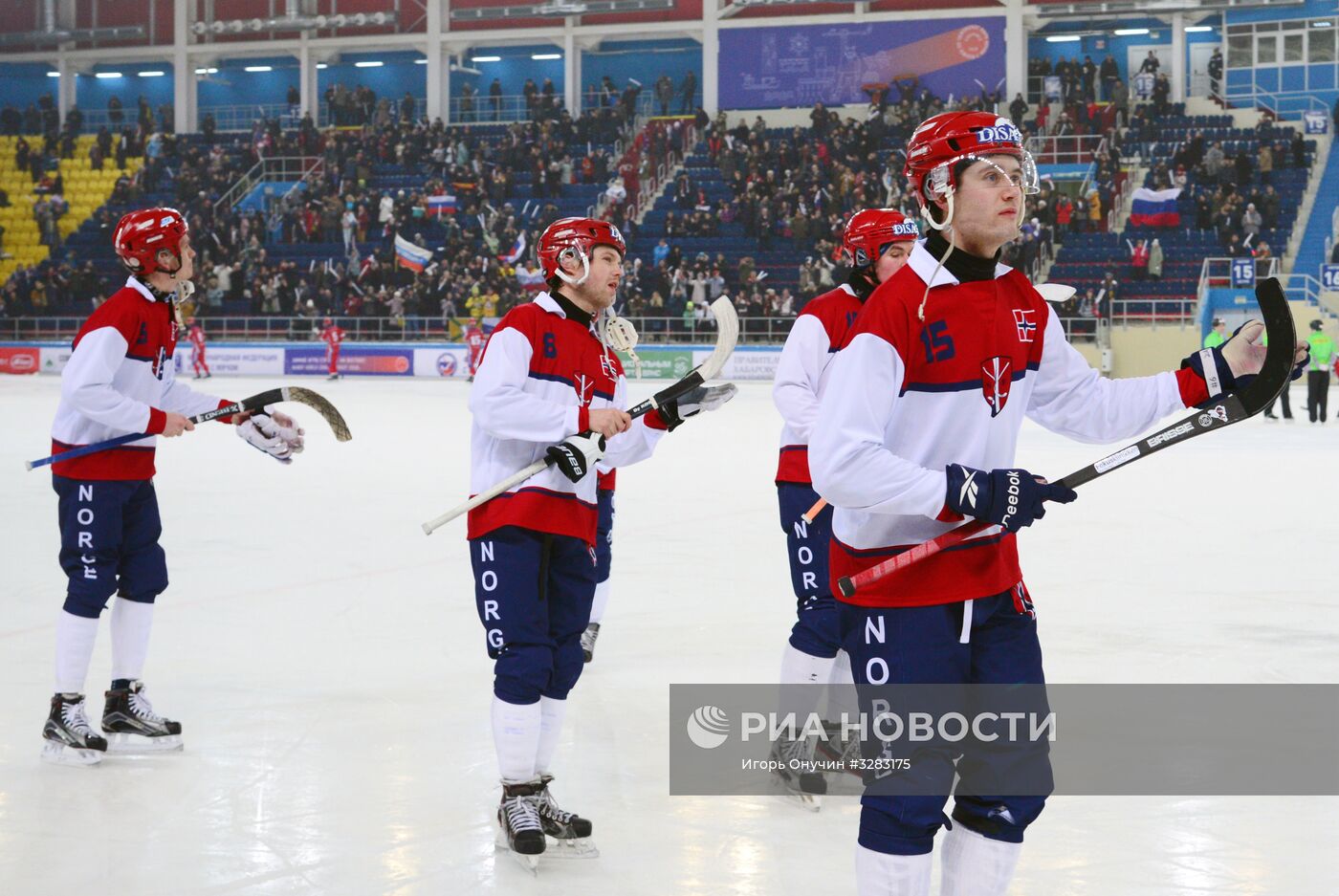 Хоккей с мячом. Чемпионат мира. Матч Россия - Норвегия