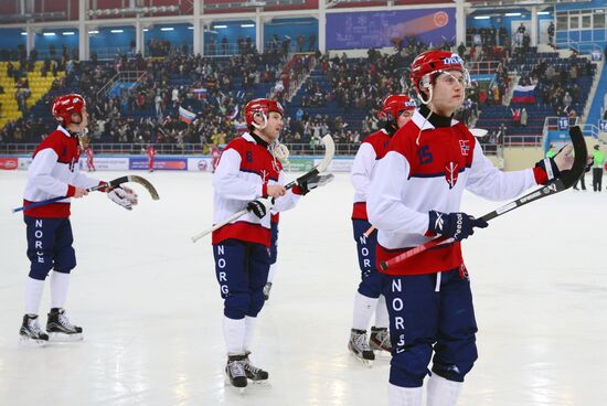 Хоккей с мячом. Чемпионат мира. Матч Россия - Норвегия