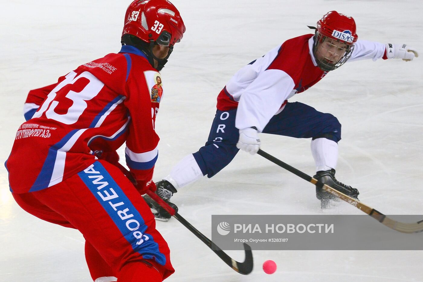 Хоккей с мячом. Чемпионат мира. Матч Россия - Норвегия