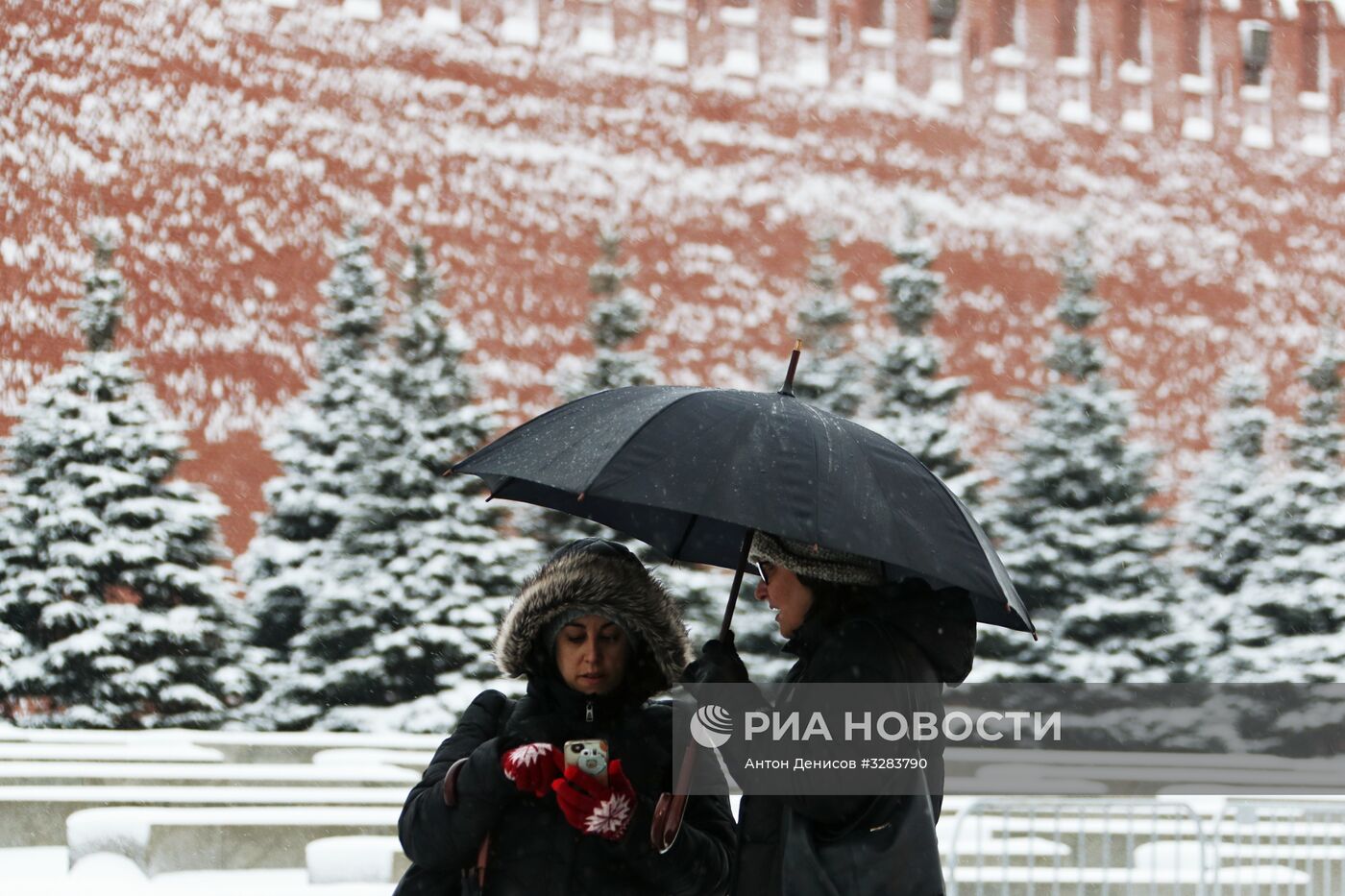 Снегопад в Москве