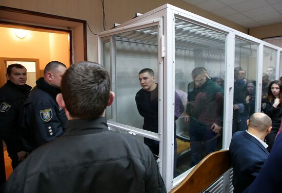 Суд над бывшими бойцами "Беркута" в Киеве