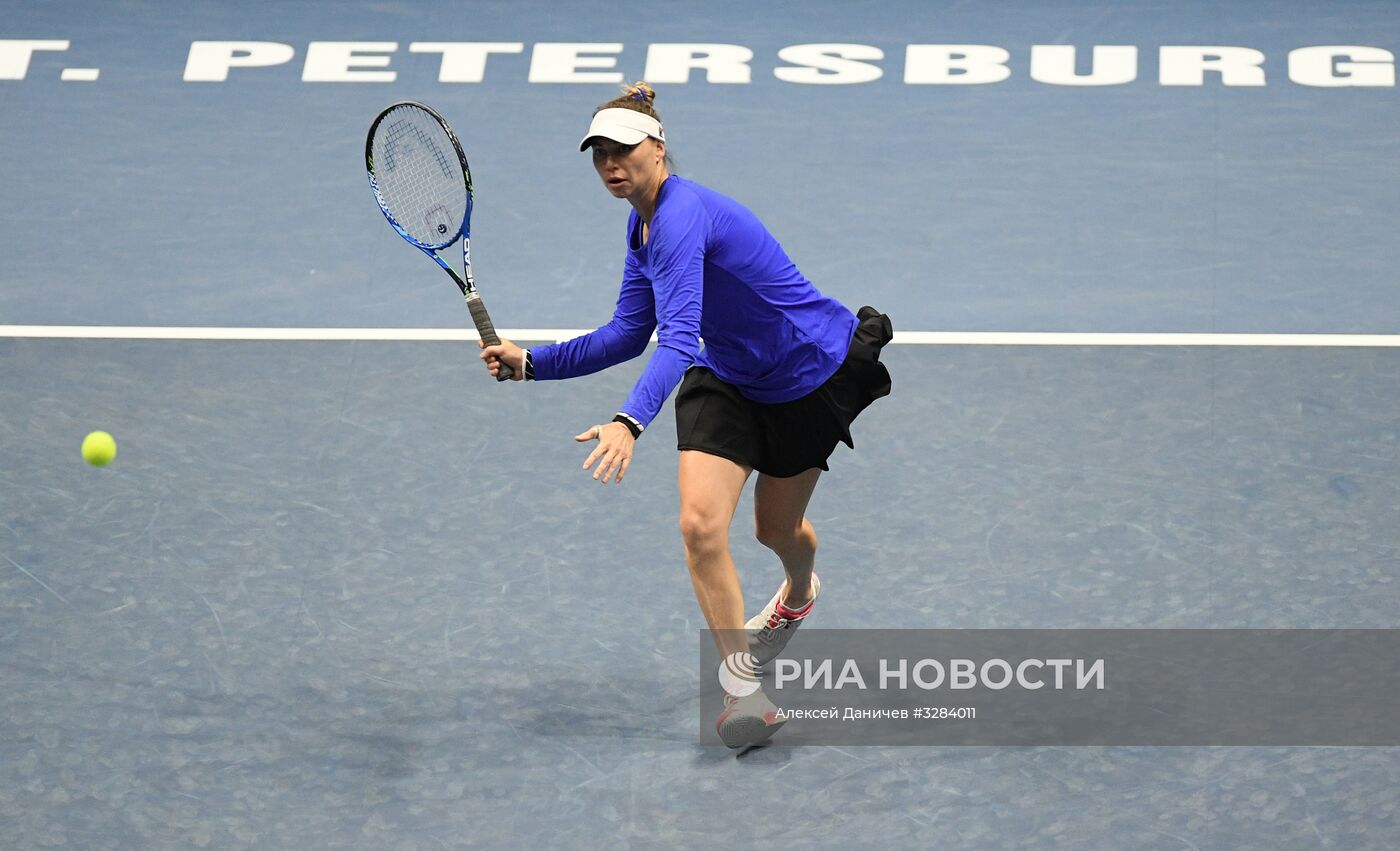 Теннис. St.Petersburg Ladies Trophy 2018. Четвертый день