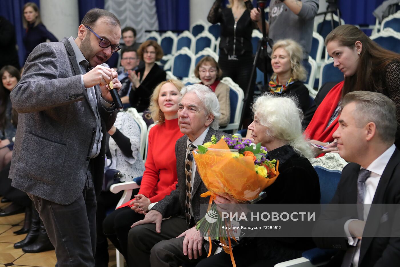 Открытие артистической "Дмитрий Хворостовский" в театре "Геликон-опера"