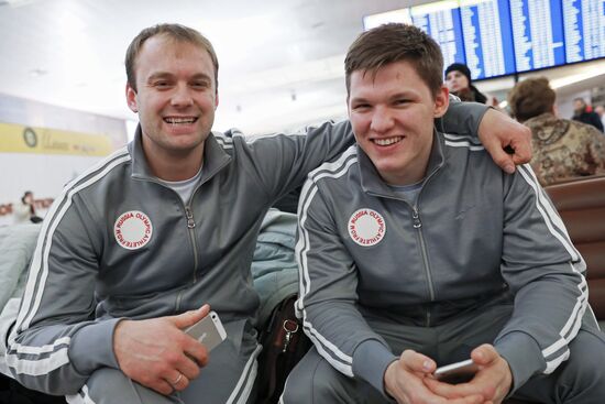 Проводы российских спортсменов на Олимпиаду в Пхенчхан