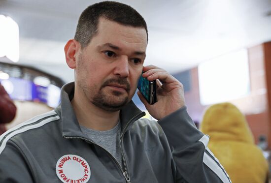 Проводы российских спортсменов на Олимпиаду в Пхенчхан