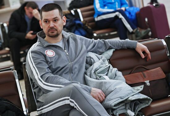 Проводы российских спортсменов на Олимпиаду в Пхенчхан