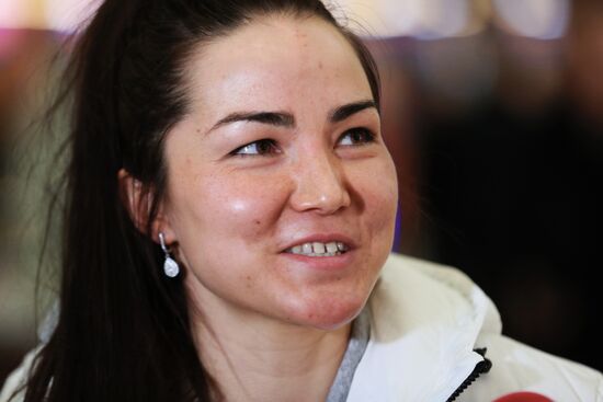 Проводы российских спортсменов на Олимпиаду в Пхенчхан