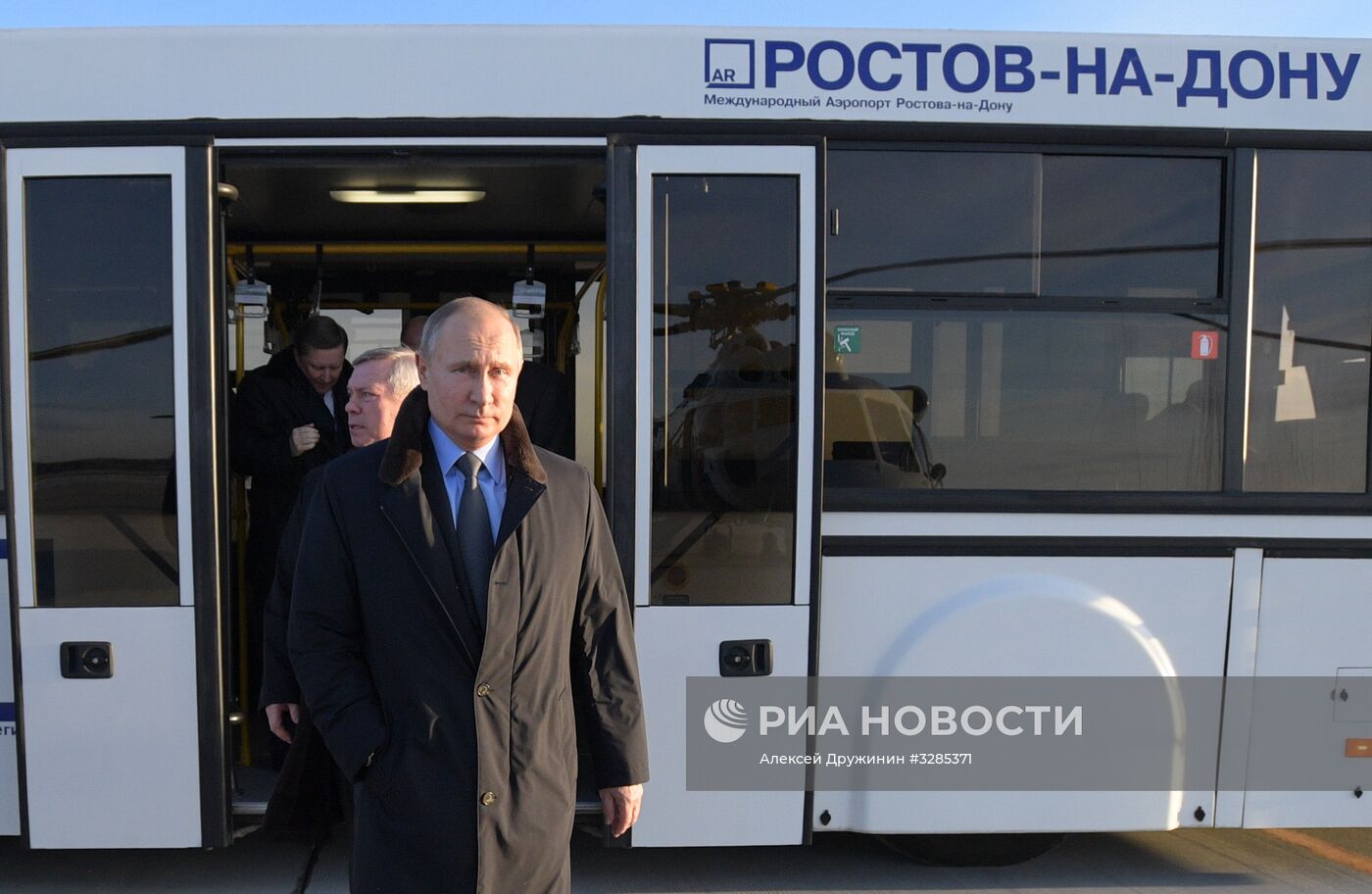 Рабочая поездка президента РФ В. Путина в Ростов-на-Дону