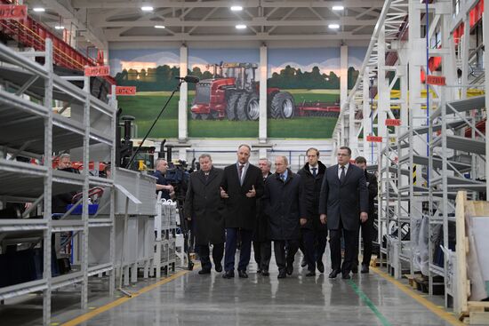 Рабочая поездка президента РФ В. Путина в Ростов-на-Дону