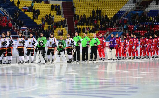 Хоккей с мячом. Чемпионат мира. Матч Россия - Германия