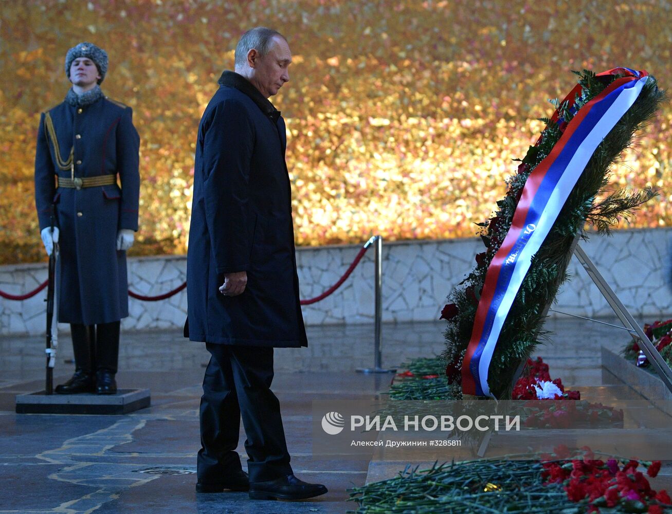 Рабочая поездка президента РФ В. Путина в Волгоград