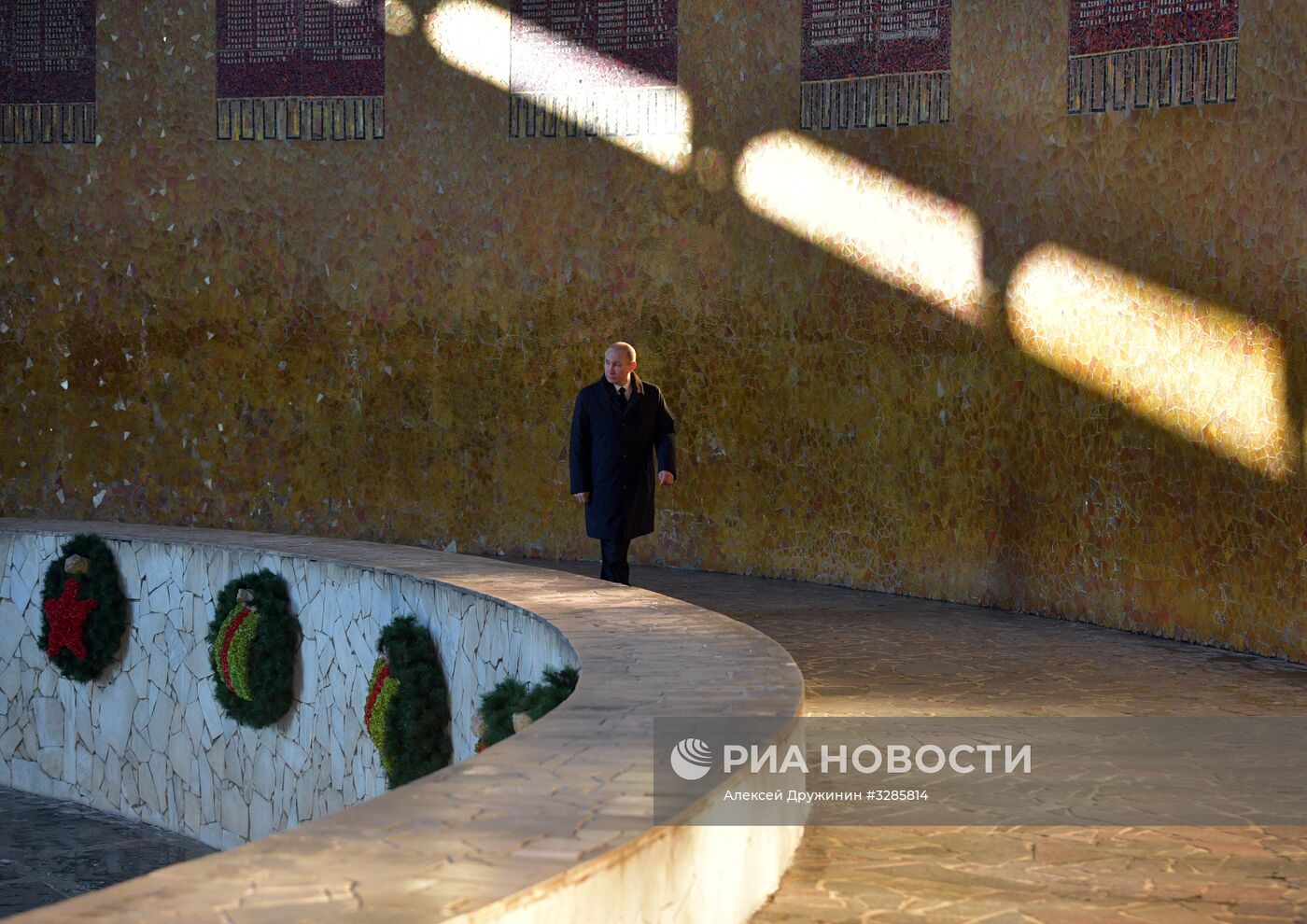 Рабочая поездка президента РФ В. Путина в Волгоград