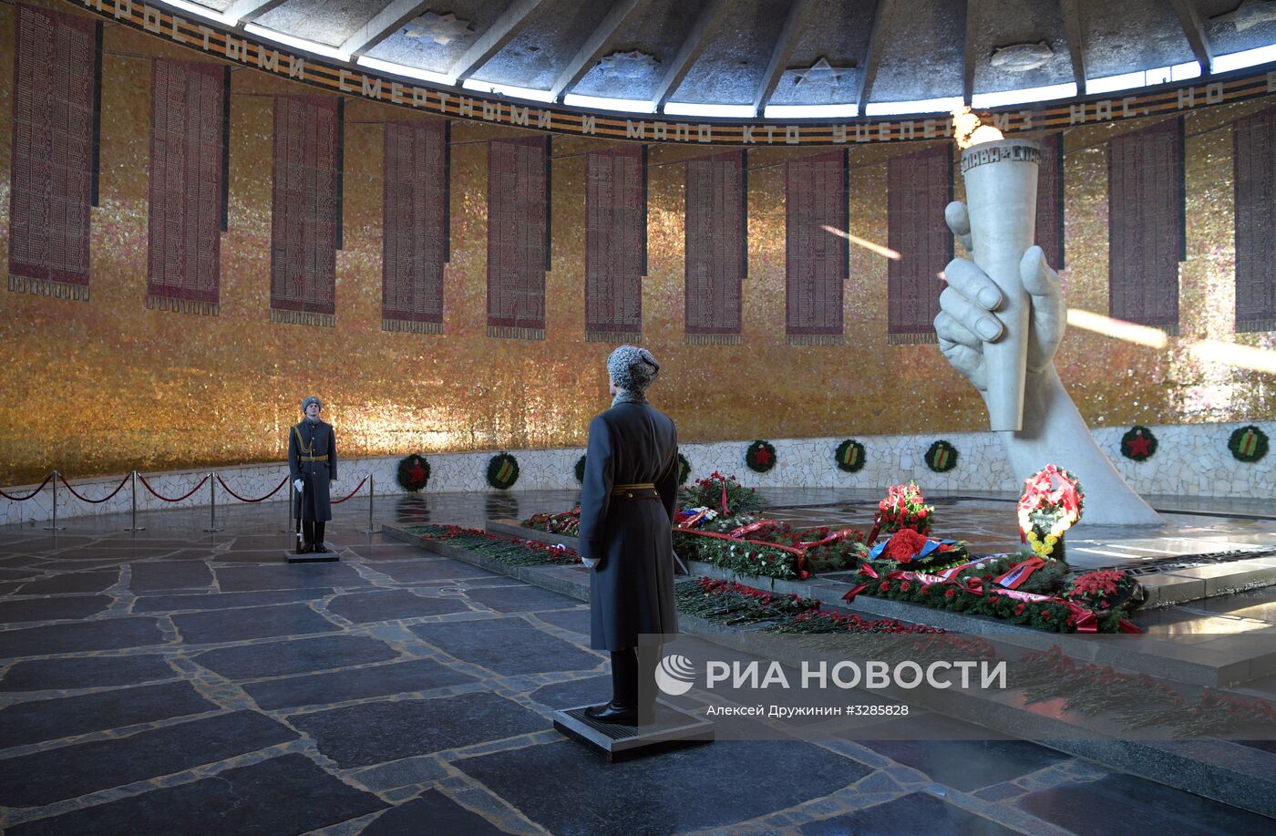 Рабочая поездка президента РФ В. Путина в Волгоград
