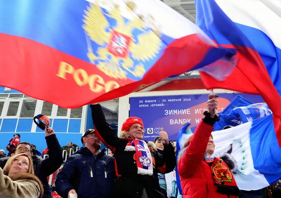 Хоккей с мячом. Чемпионат мира. Матч Россия - Германия