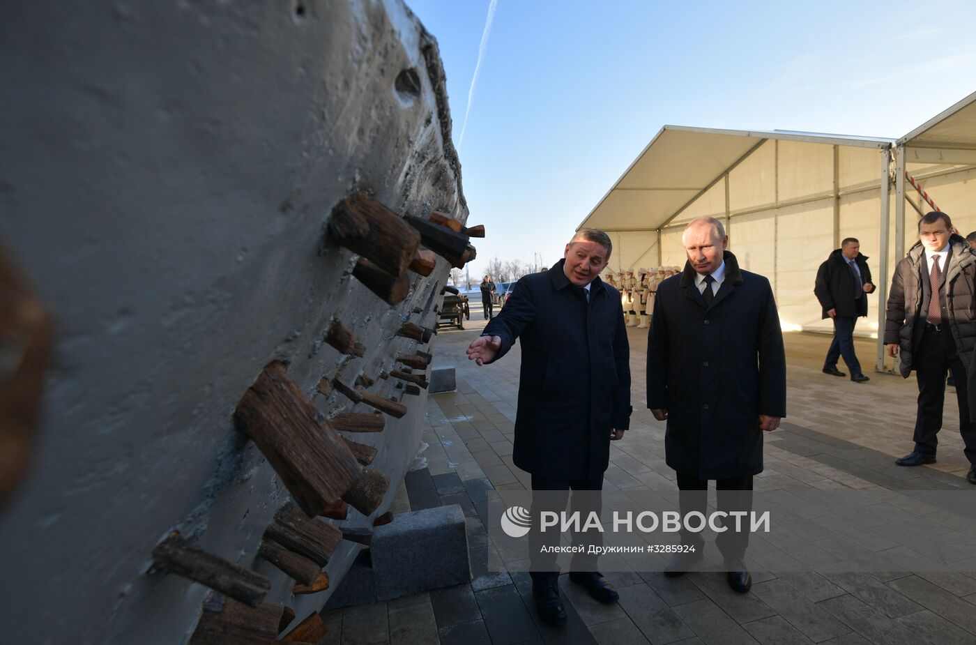 Рабочая поездка президента РФ В. Путина в Волгоград