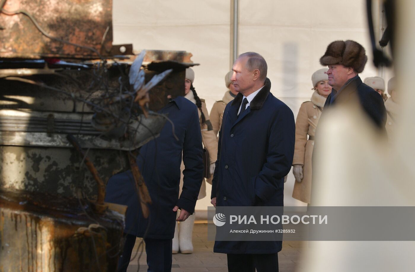 Рабочая поездка президента РФ В. Путина в Волгоград