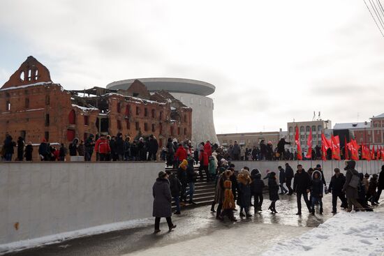 Парад, посвящённый 75-й годовщине победы в Сталинградской битве
