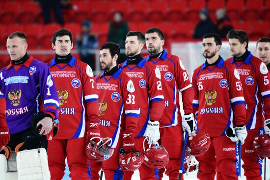 Хоккей с мячом. Чемпионат мира. Матч Россия - Финляндия