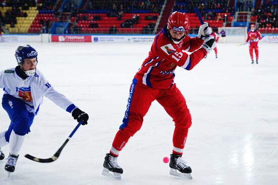 Хоккей с мячом. Чемпионат мира. Матч Россия - Финляндия