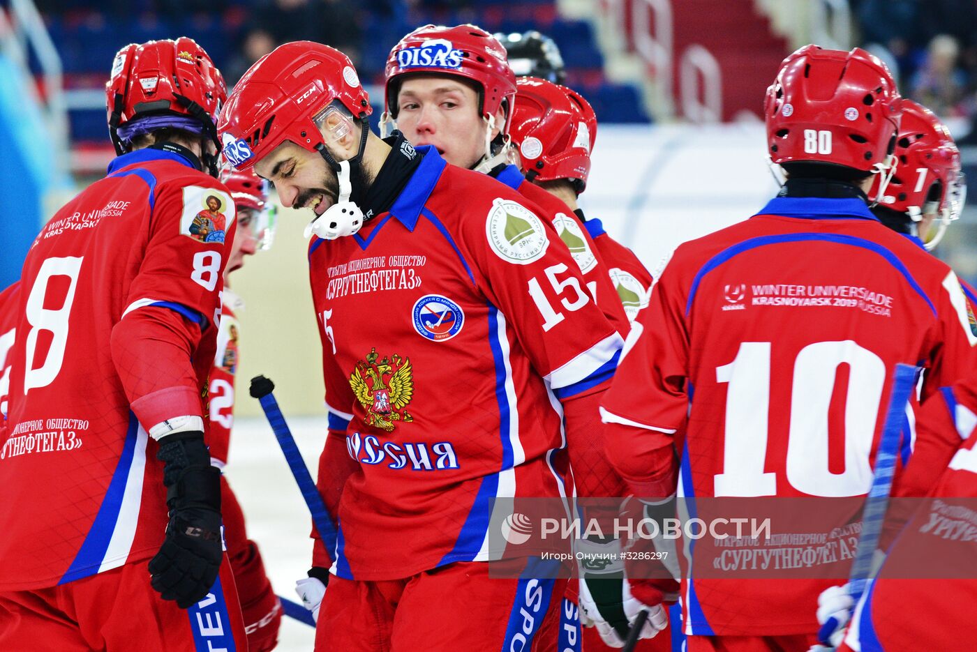 Хоккей с мячом. Чемпионат мира. Матч Россия - Финляндия