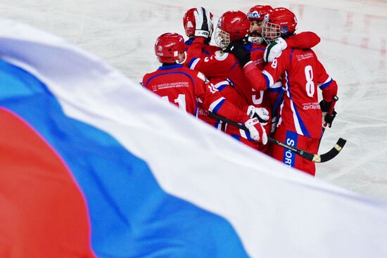 Хоккей с мячом. Чемпионат мира. Матч Россия - Финляндия