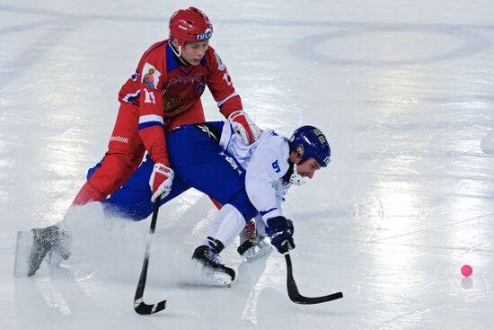 Хоккей с мячом. Чемпионат мира. Матч Россия - Финляндия