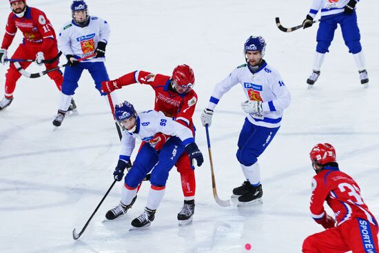 Хоккей с мячом. Чемпионат мира. Матч Россия - Финляндия