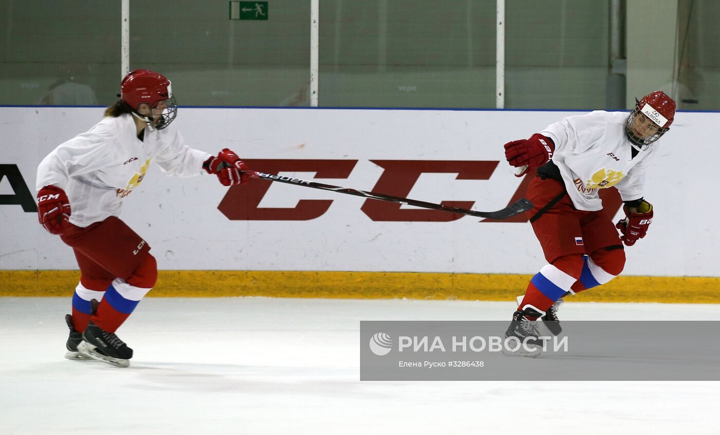 Подготовка женской сборной России по хоккею к Олимпиаде 2018