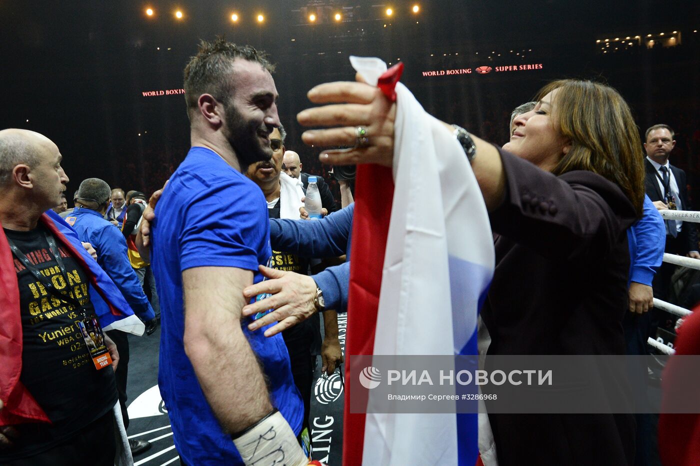 Бокс. Бой М. Гассиева и Ю. Дортикоса