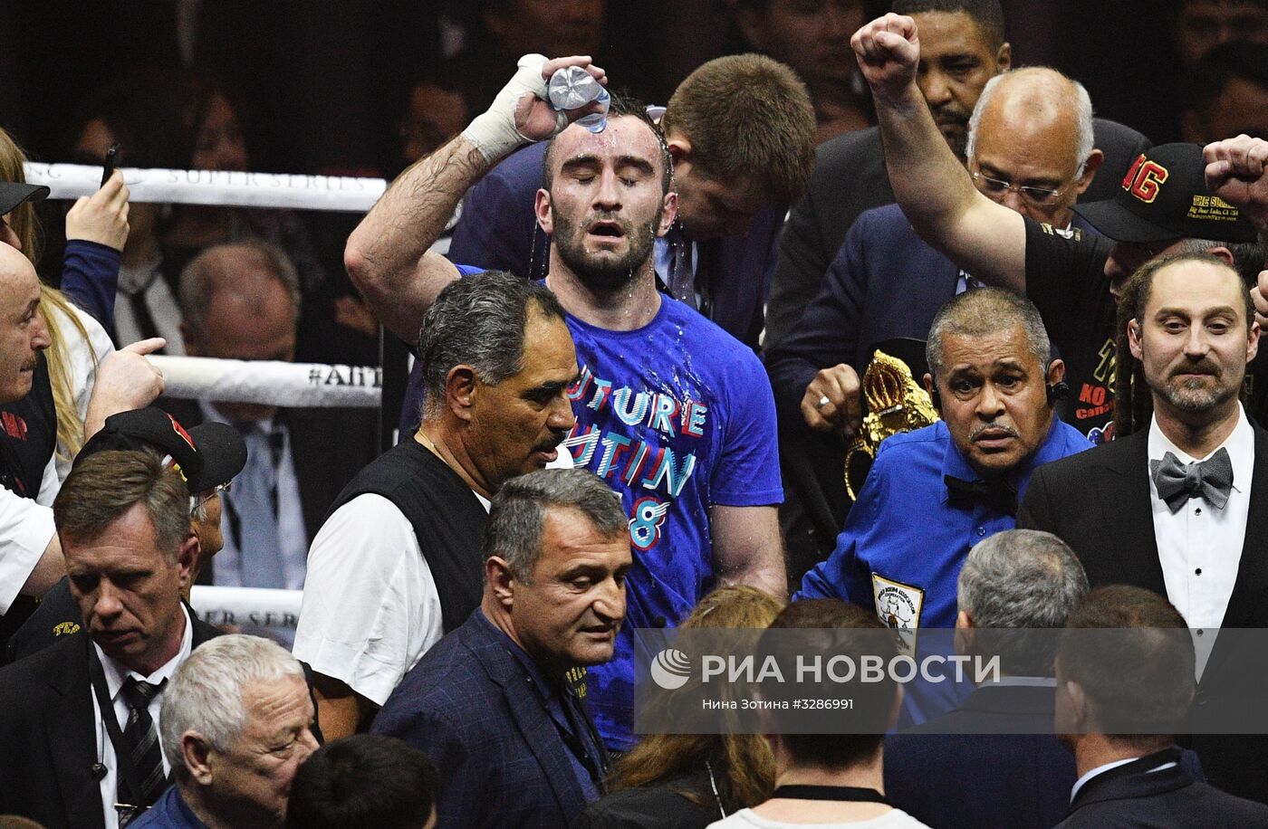 Бокс. Бой М. Гассиева и Ю. Дортикоса