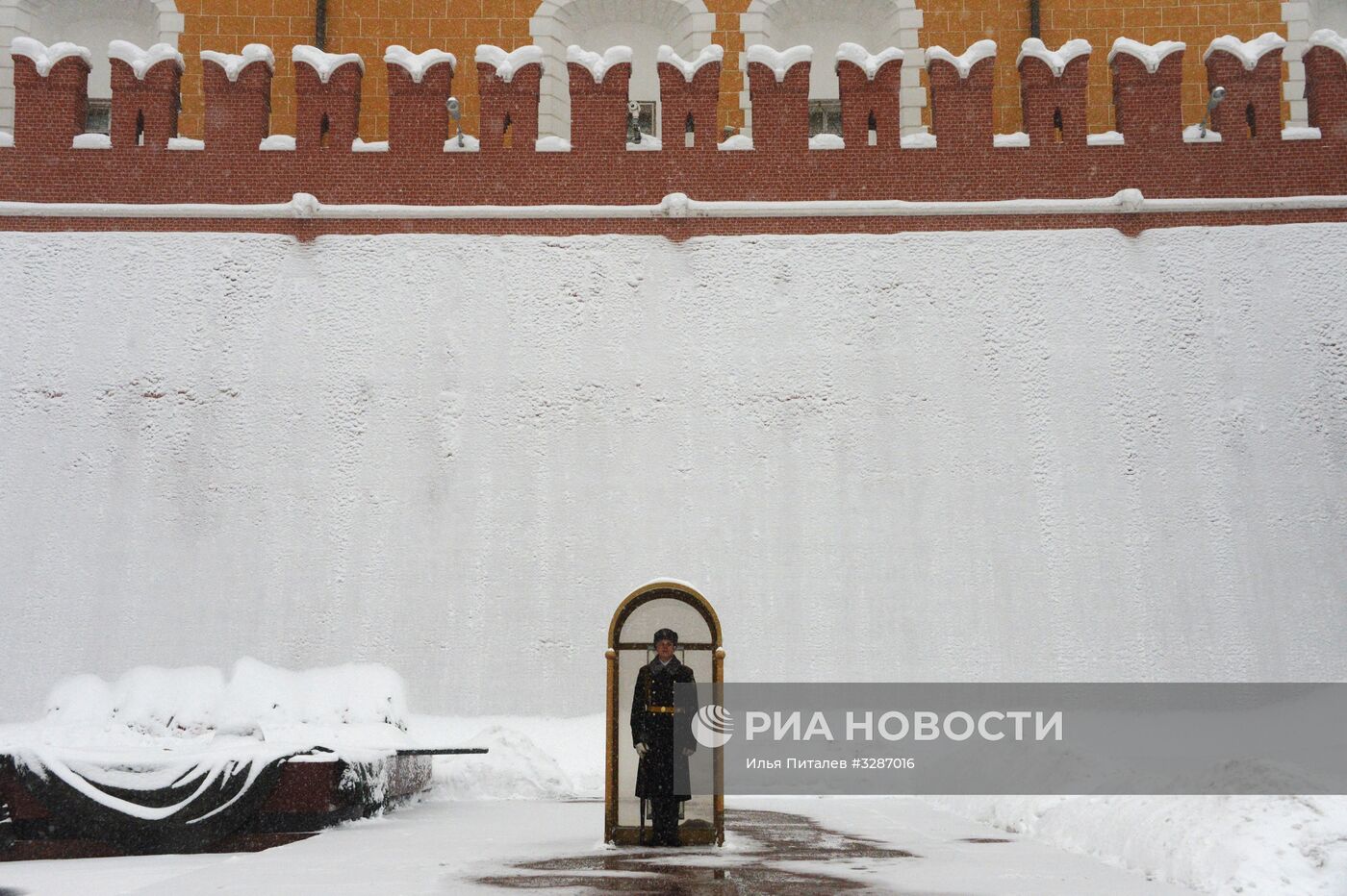 Снегопад в Москве