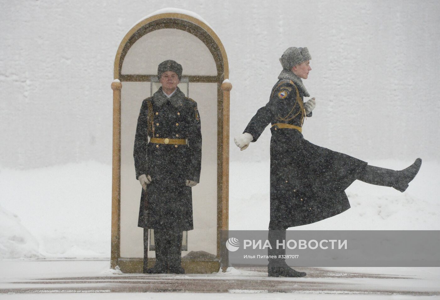 Снегопад в Москве