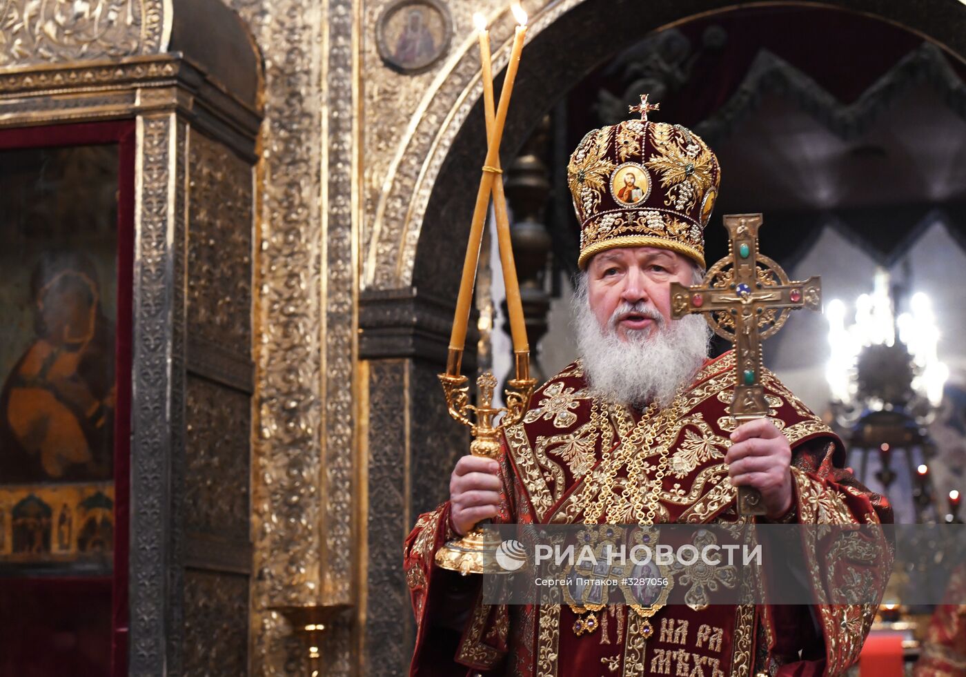 Патриарх Московский и всея Руси Кирилл совершил напутственный молебен для российской олимпийской сборной