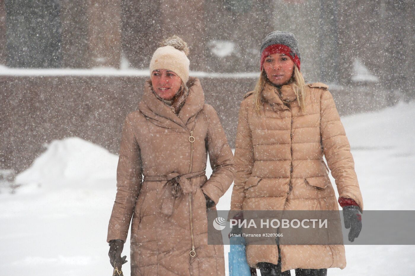 Снегопад в Москве