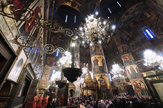 Патриарх Московский и всея Руси Кирилл совершил напутственный молебен для российской олимпийской сборной