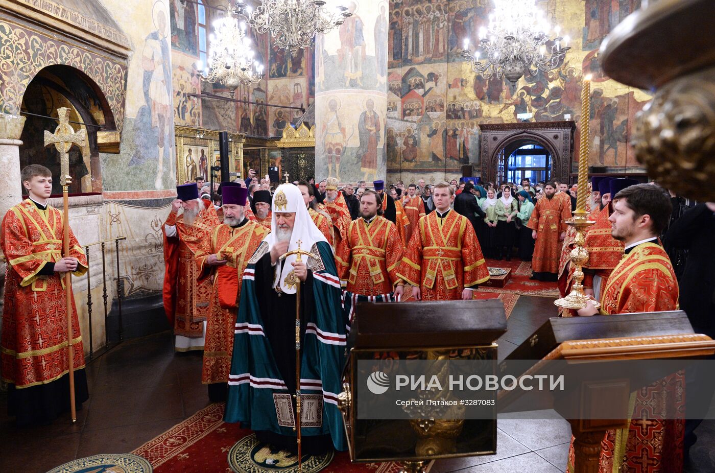 Патриарх Московский и всея Руси Кирилл совершил напутственный молебен для российской олимпийской сборной