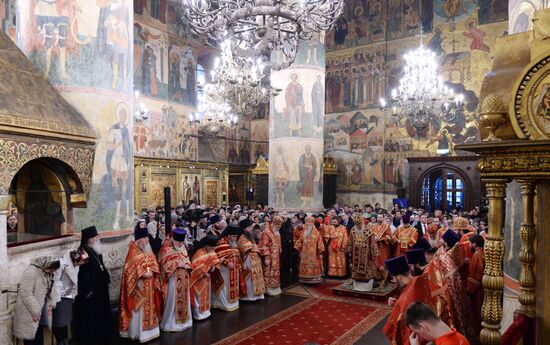 Патриарх Московский и всея Руси Кирилл совершил напутственный молебен для российской олимпийской сборной