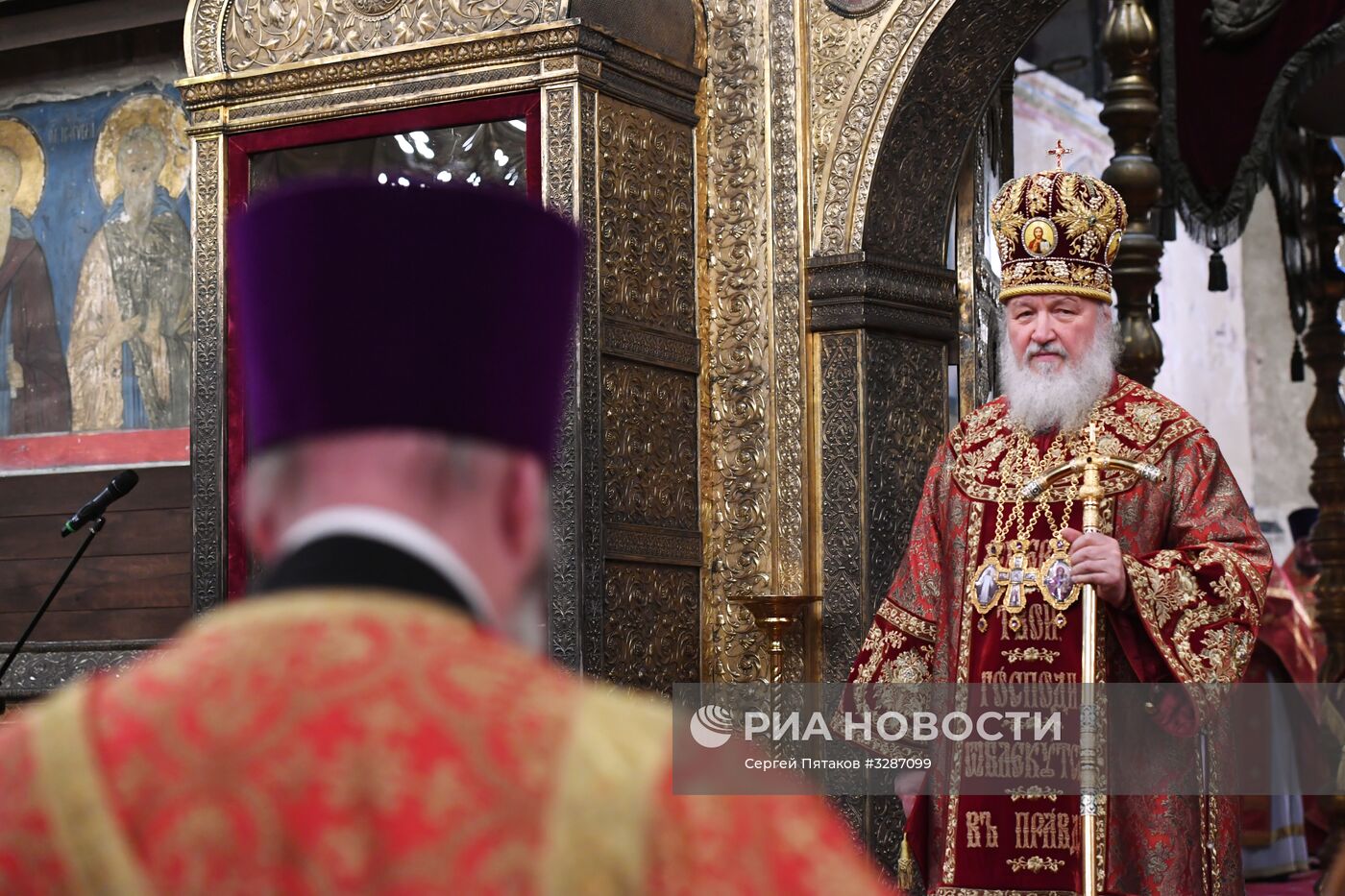 Патриарх Московский и всея Руси Кирилл совершил напутственный молебен для российской олимпийской сборной